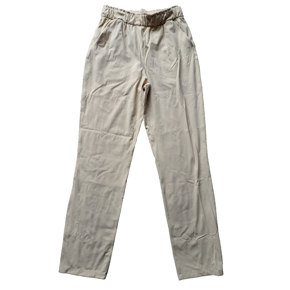 Lululemon Women's Size 6 Light Yellow Stretch Pull On Pants Athleisure Travel